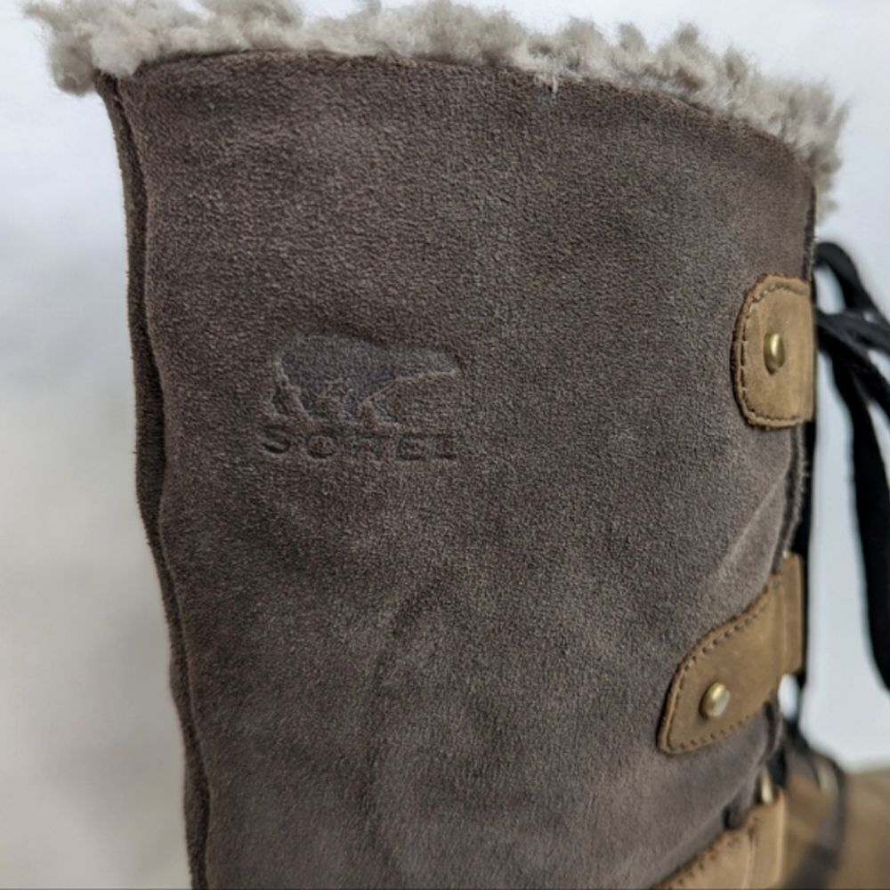 Sorel Emelie Lace Up Waterproof Boots Major 9.5 - Picture 9 of 14